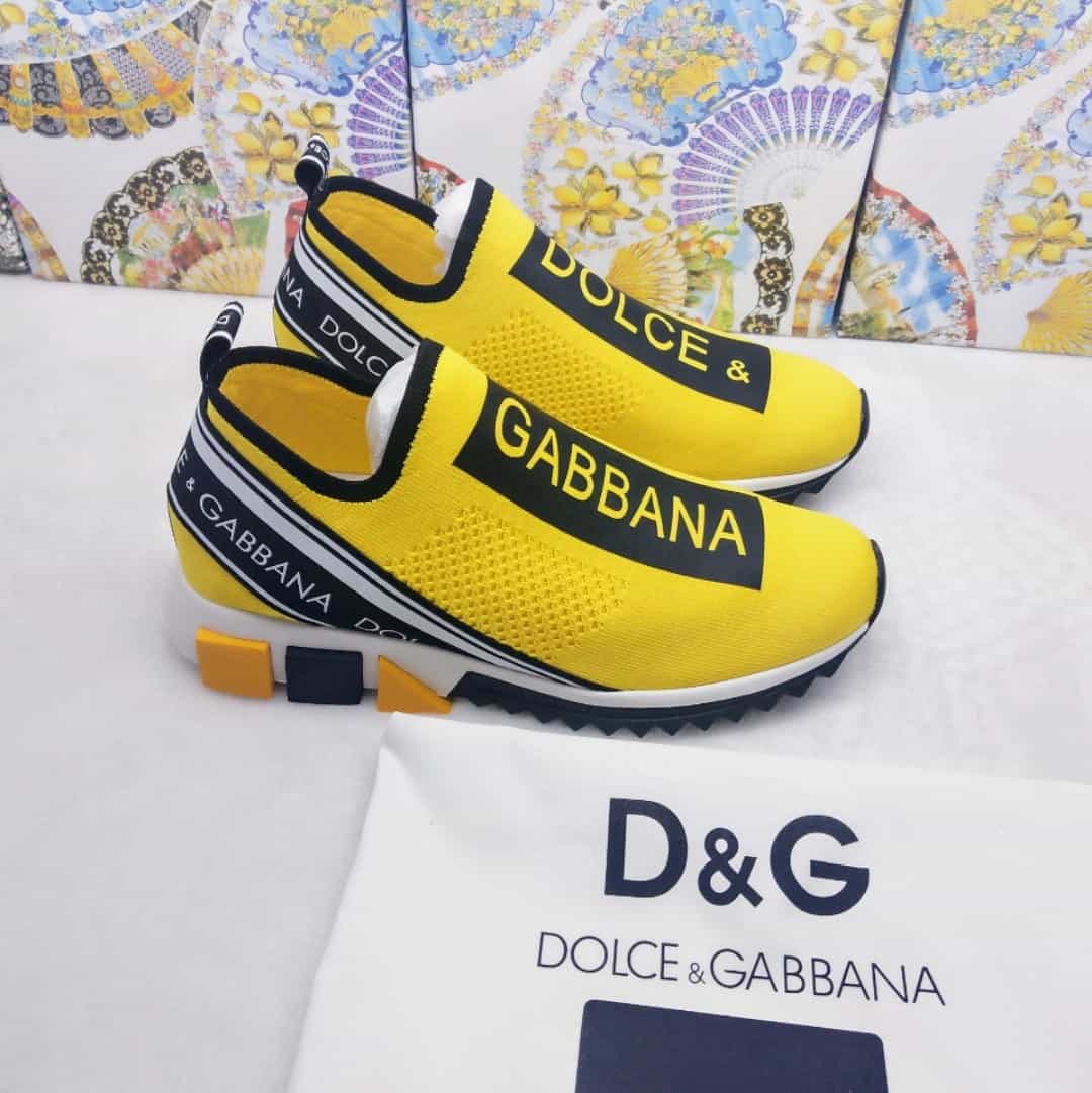 DOLCE & GABBANA STRETCH MESH SORRENTO SNEAKERS WITH LOGO - DG48