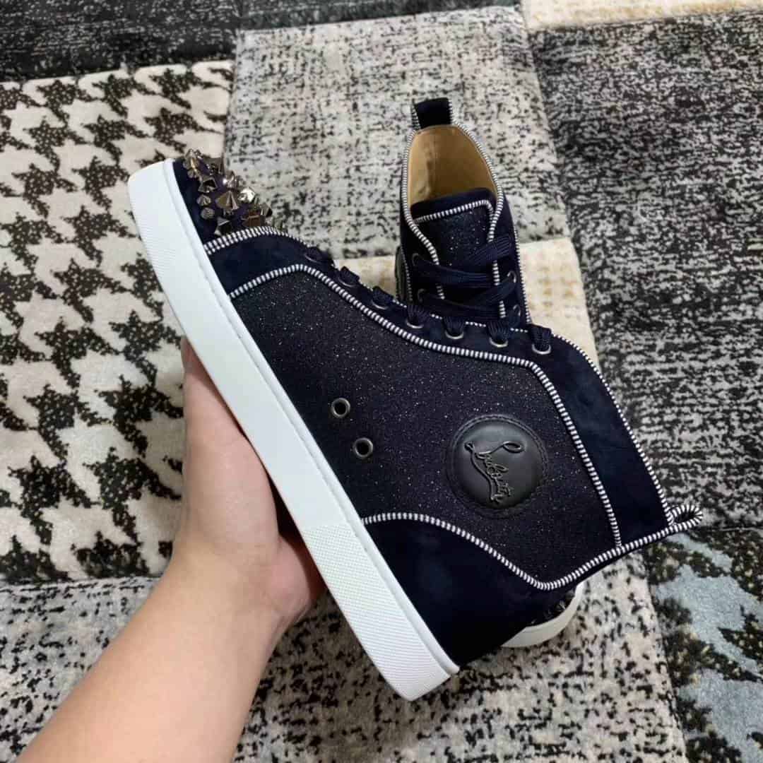 Ch**an louboutin high top sneaker - cl18