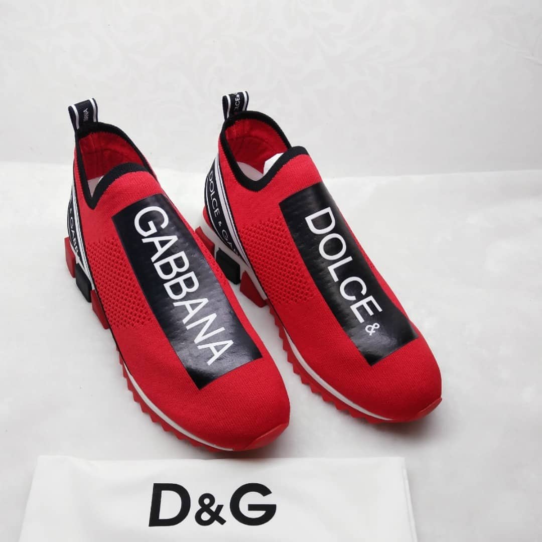 DOLCE & GABBANA STRETCH MESH SORRENTO SNEAKERS WITH LOGO