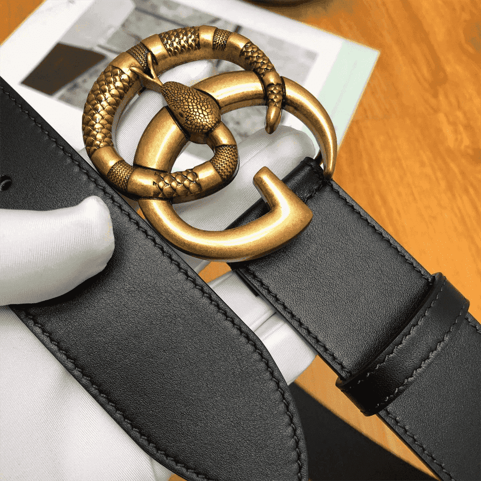 G*u*i double g snake buckle belt - b1