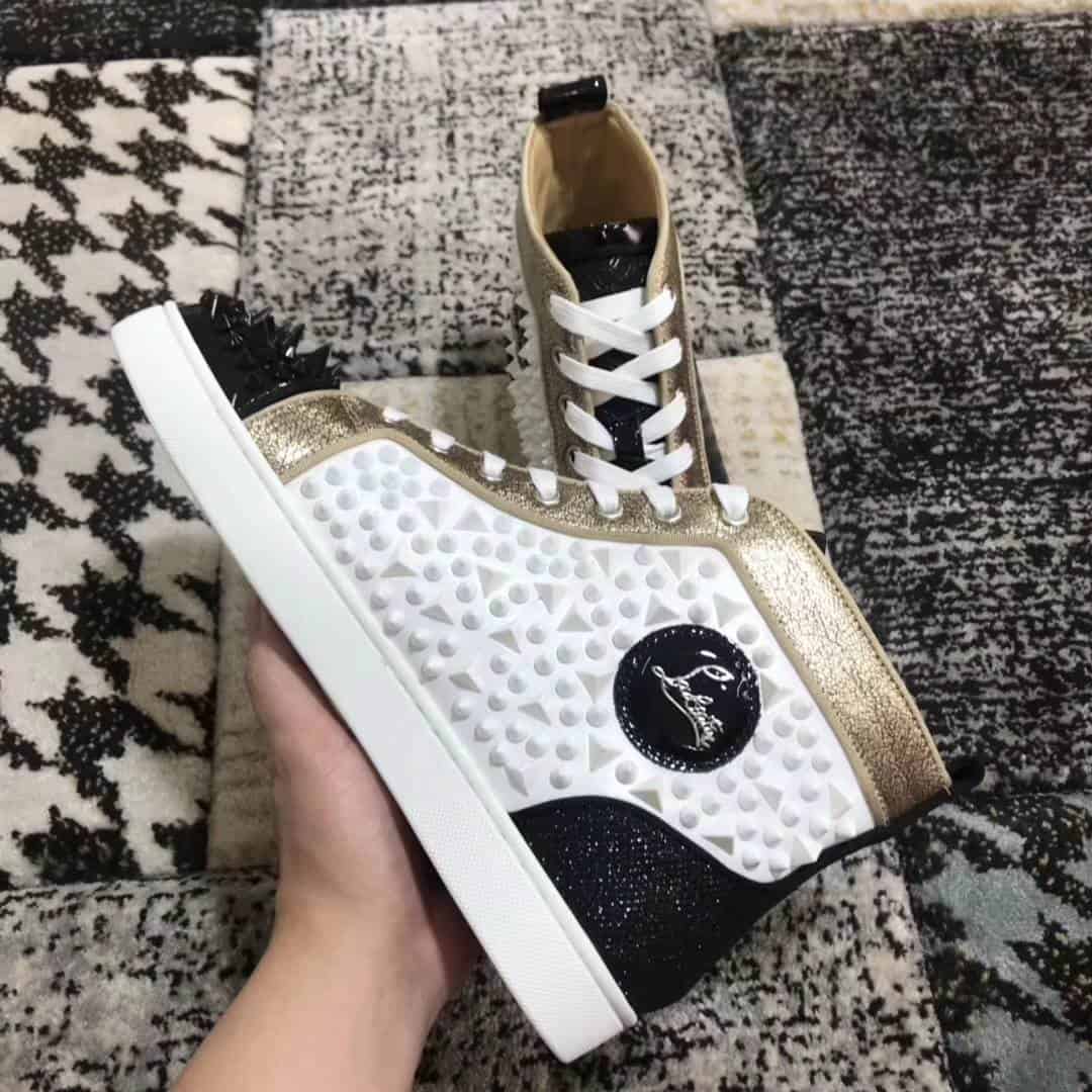 Ch**an louboutin high top sneaker - cl24