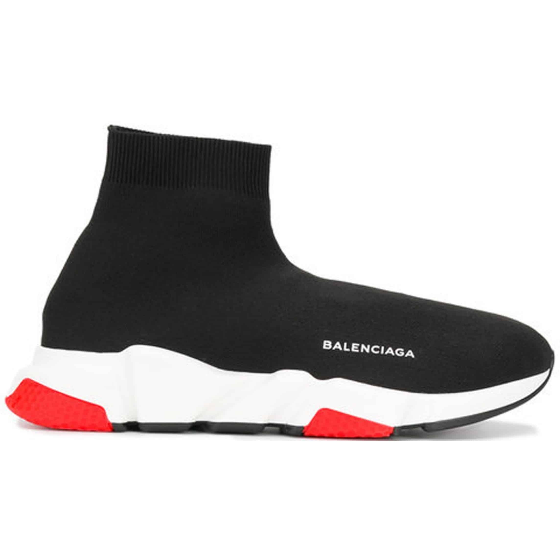 Ba*len*cia*ga speed trainer black red - bb9