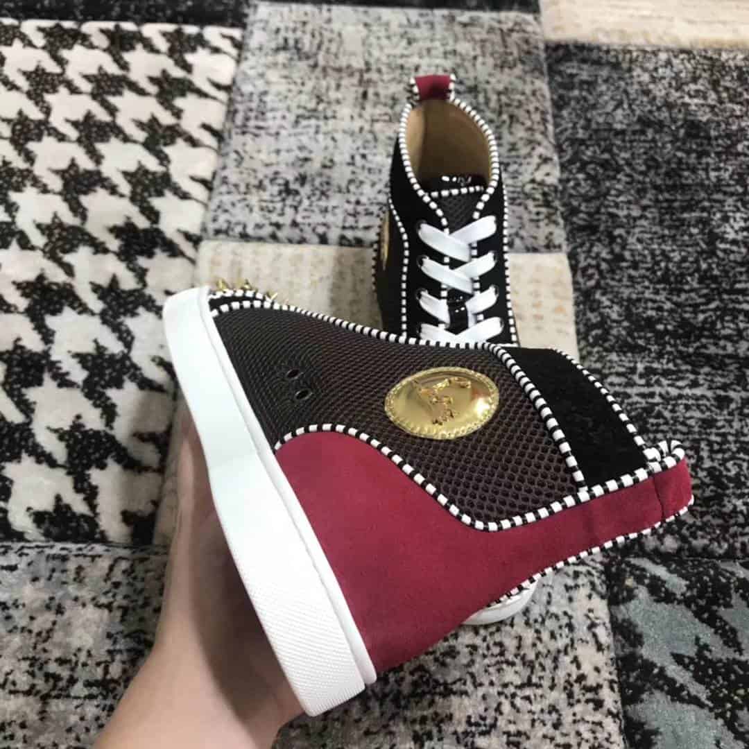 Ch**an louboutin high top sneaker - cl25