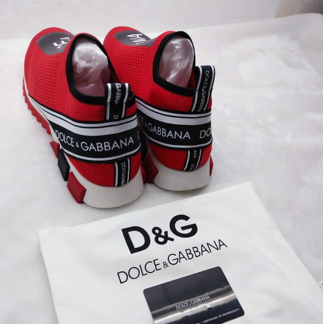 DOLCE & GABBANA STRETCH MESH SORRENTO SNEAKERS WITH LOGO