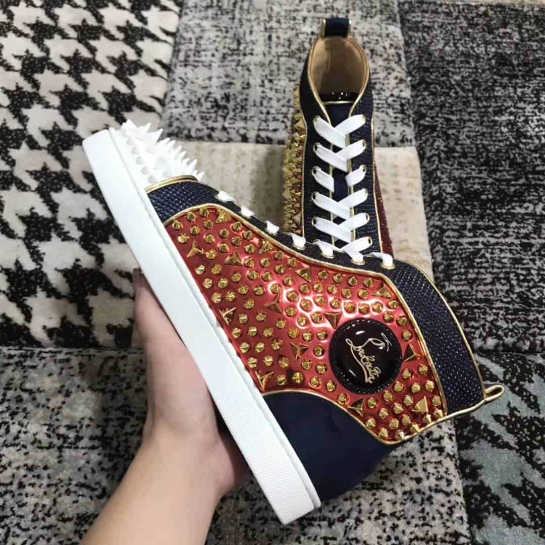Ch**an louboutin high top sneaker - cl34