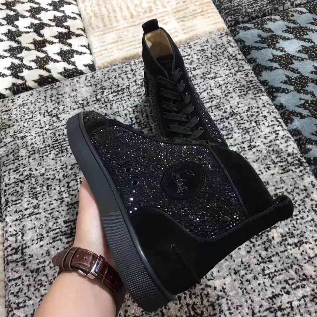 Ch**an louboutin high top sneaker - cl31