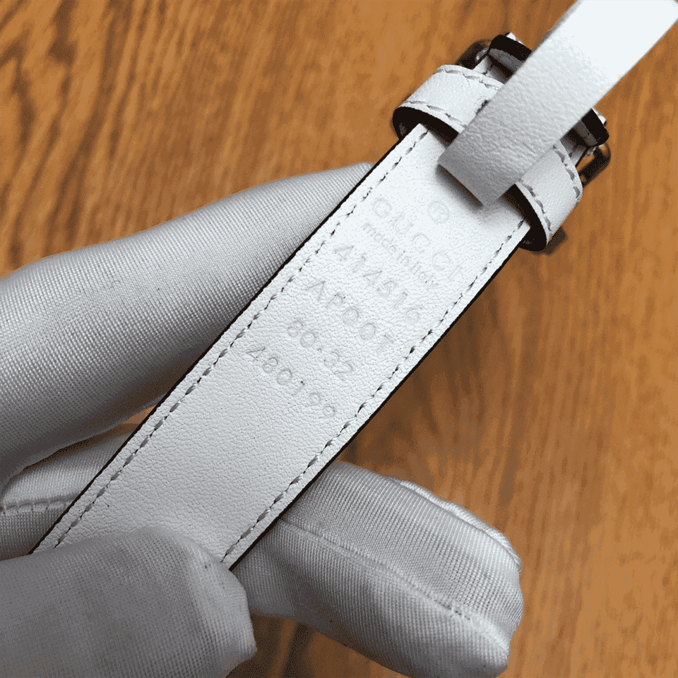 G*u*i pearl studded gg belt - b14