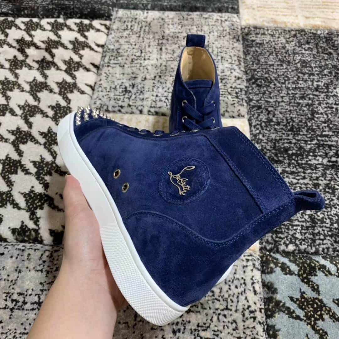 Ch**an louboutin high top sneaker
