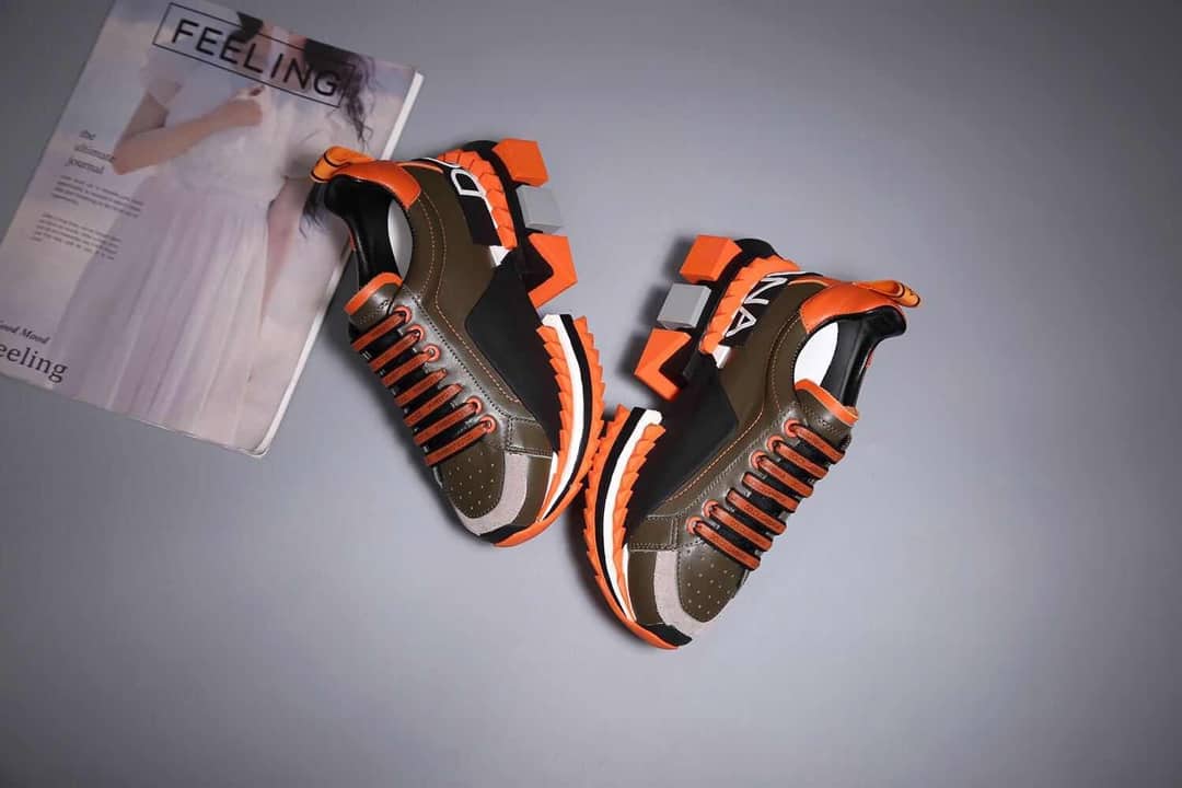 dolce & gabbana S*per queen multicolor sneakers - dg34