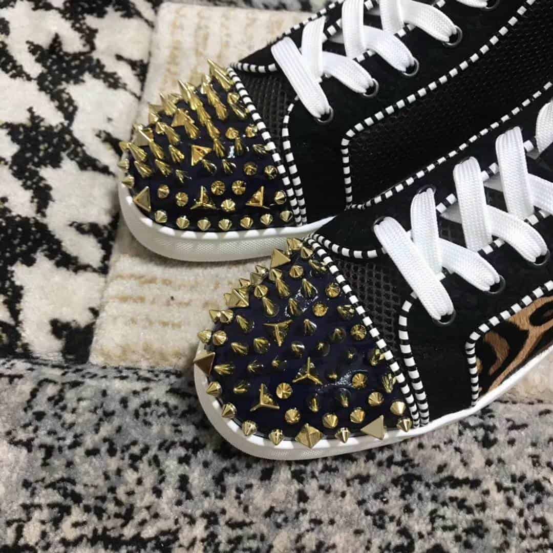 Ch**an louboutin high top sneaker - cl25