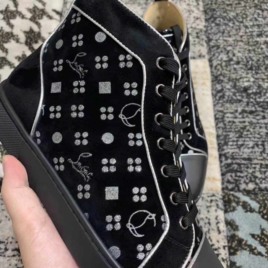 Ch**an louboutin high top sneaker - cl78