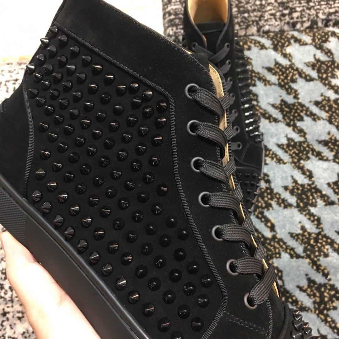 Ch**an louboutin high top sneaker - cl47