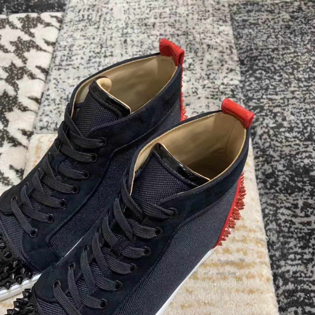 Ch**an louboutin high top sneaker - cl77