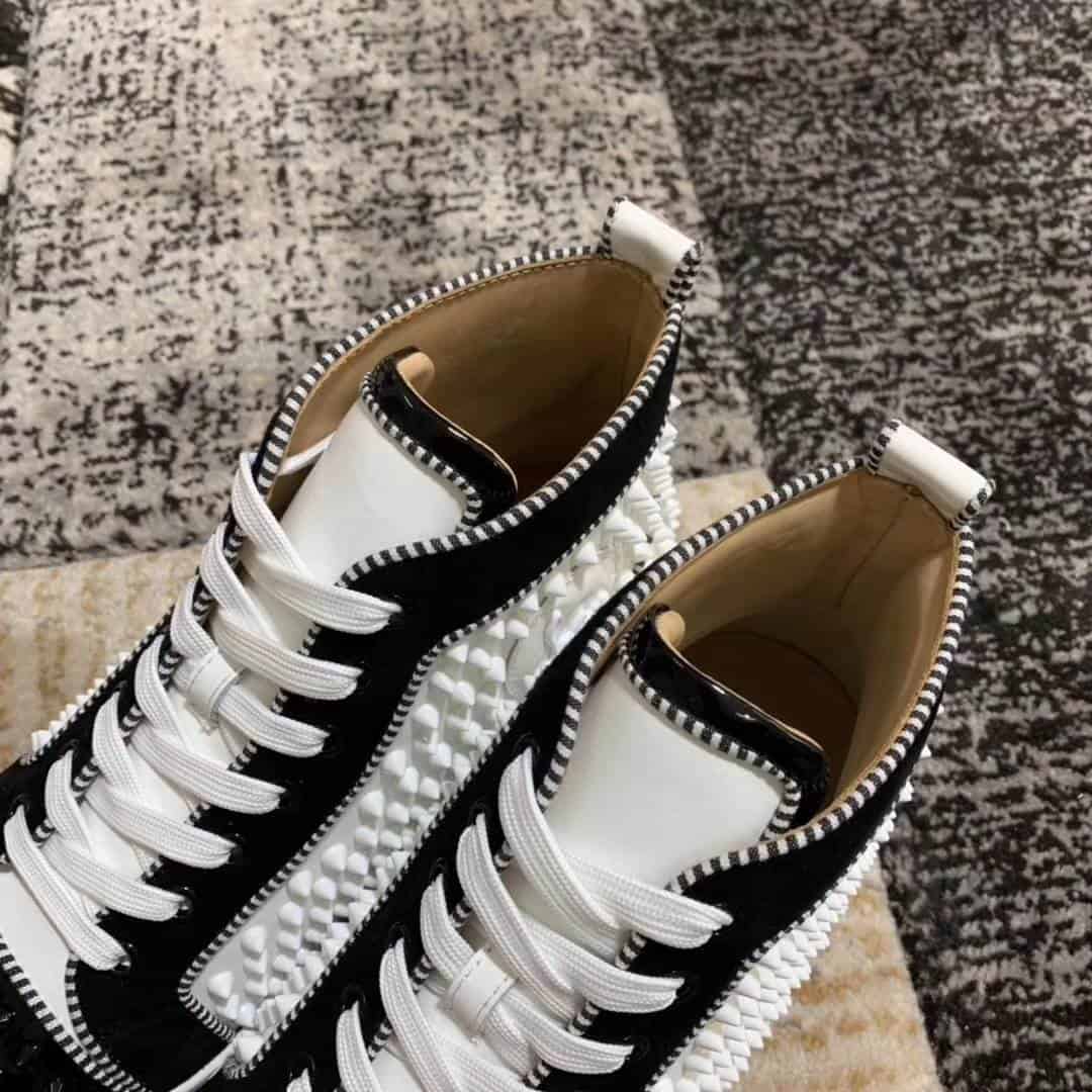 Ch**an louboutin high top sneaker