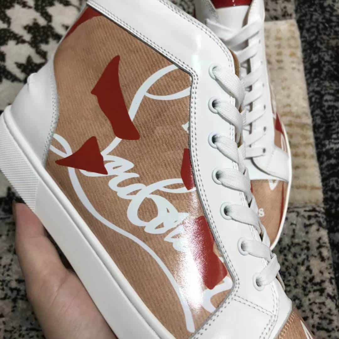 Ch**an louboutin high top sneaker - cl12