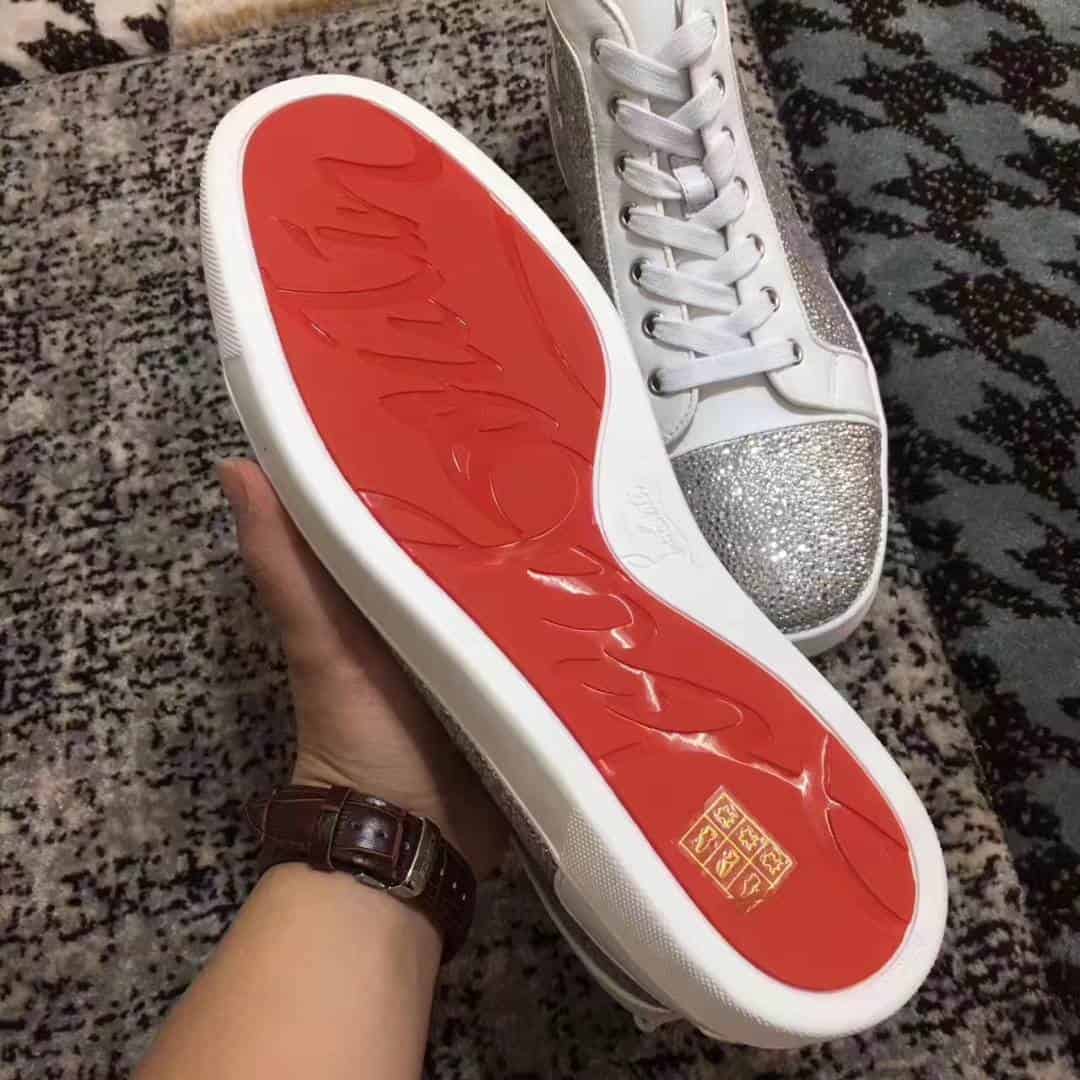 Ch**an louboutin high top sneaker - cl48