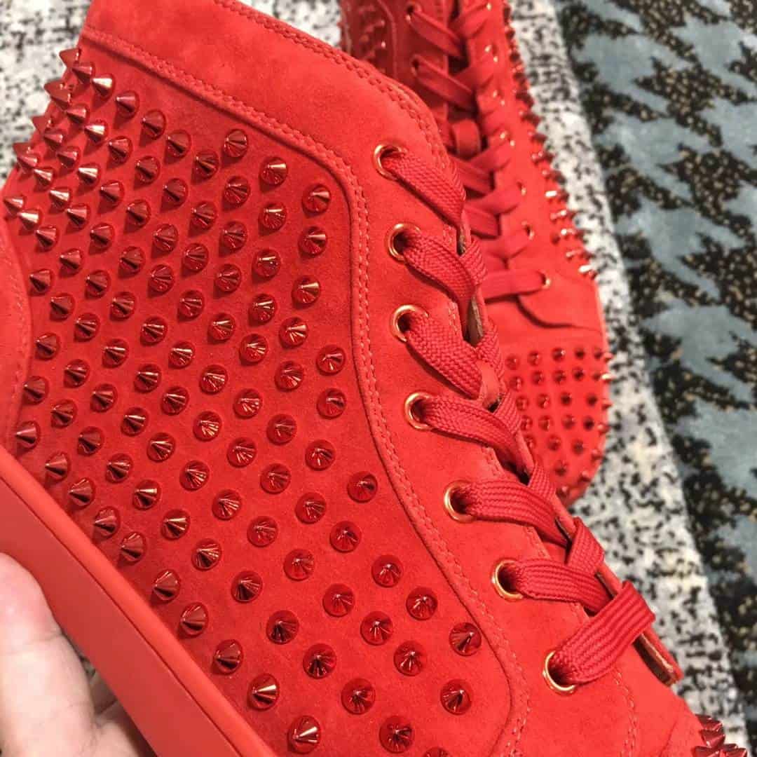 Ch**an louboutin high top sneaker - cl11