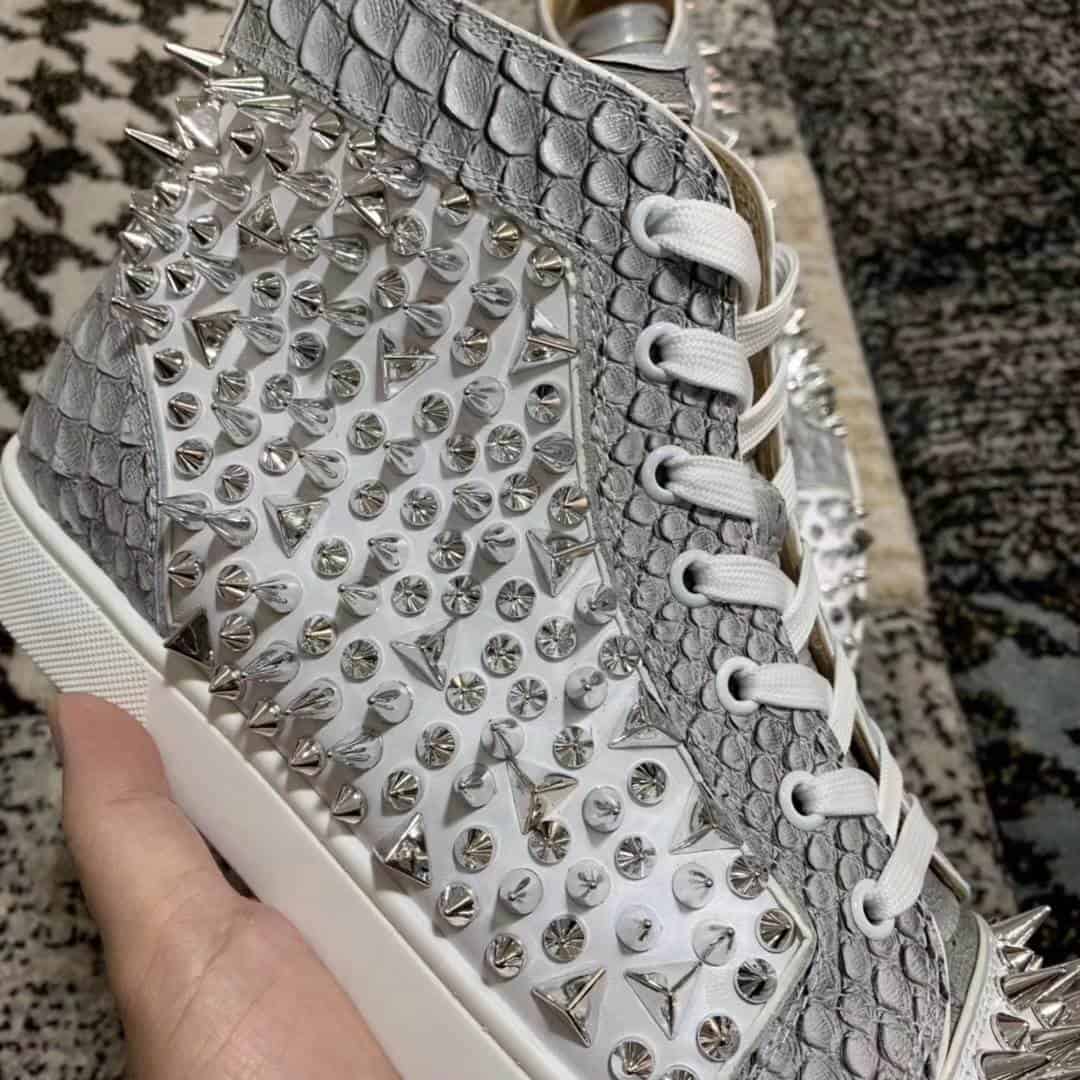 Ch**an louboutin high top sneaker - cl21