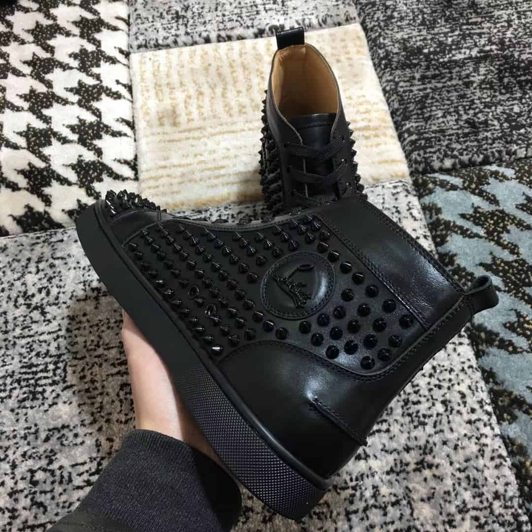Ch**an louboutin high top sneaker - cl13