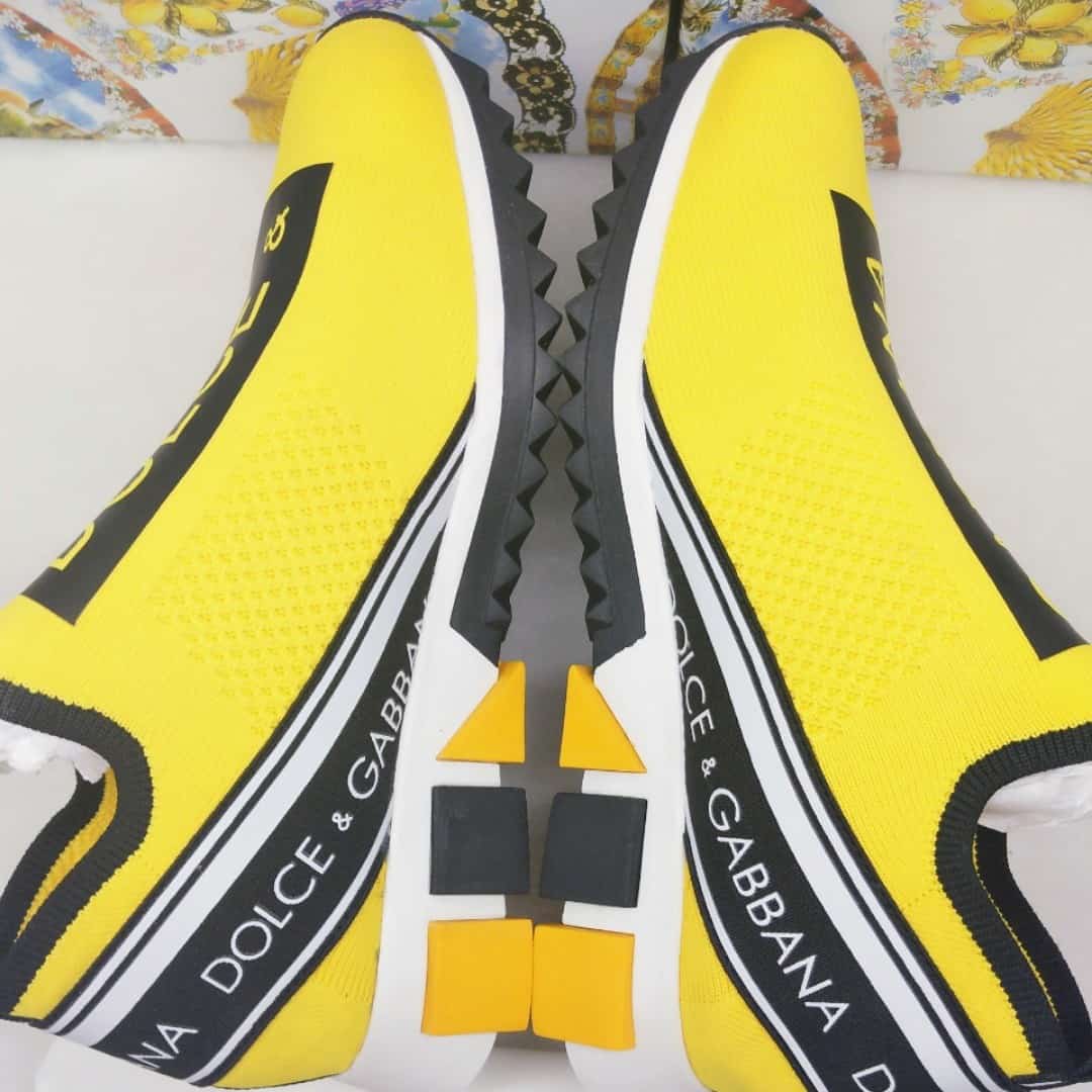 DOLCE & GABBANA STRETCH MESH SORRENTO SNEAKERS WITH LOGO - DG48