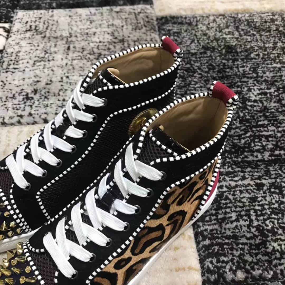 Ch**an louboutin high top sneaker - cl25