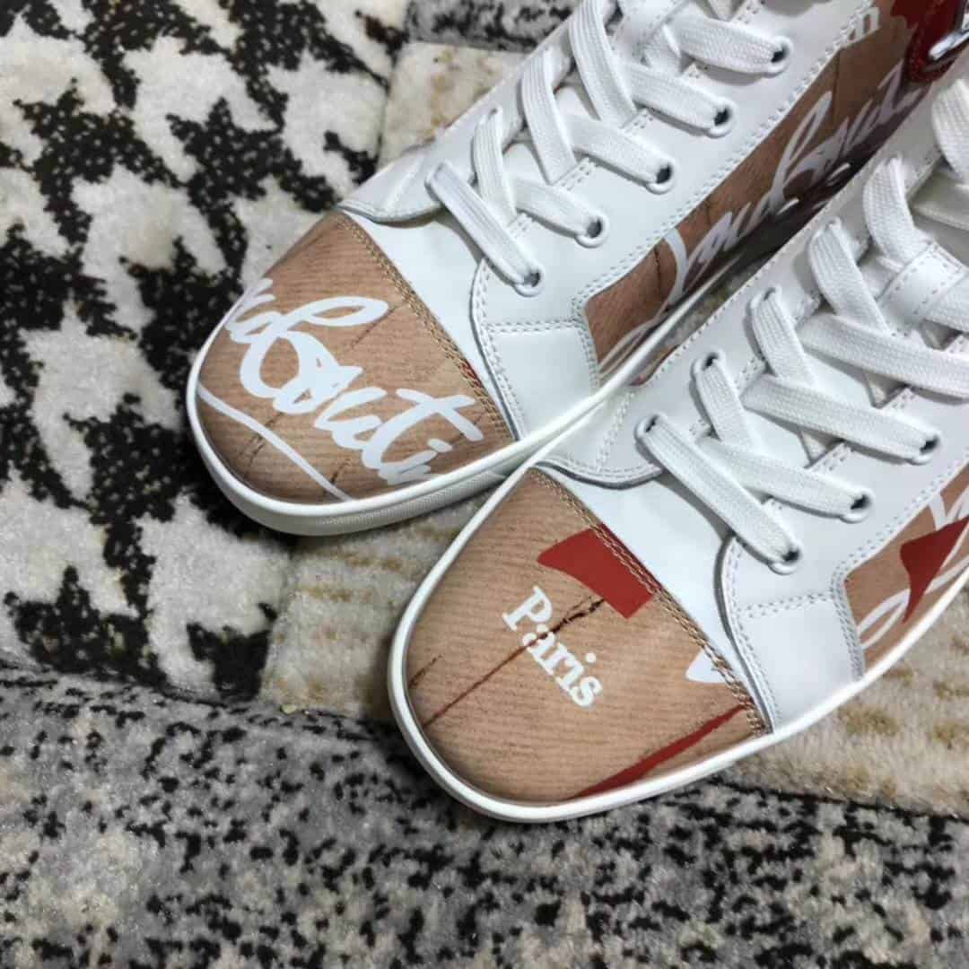 Ch**an louboutin high top sneaker - cl12