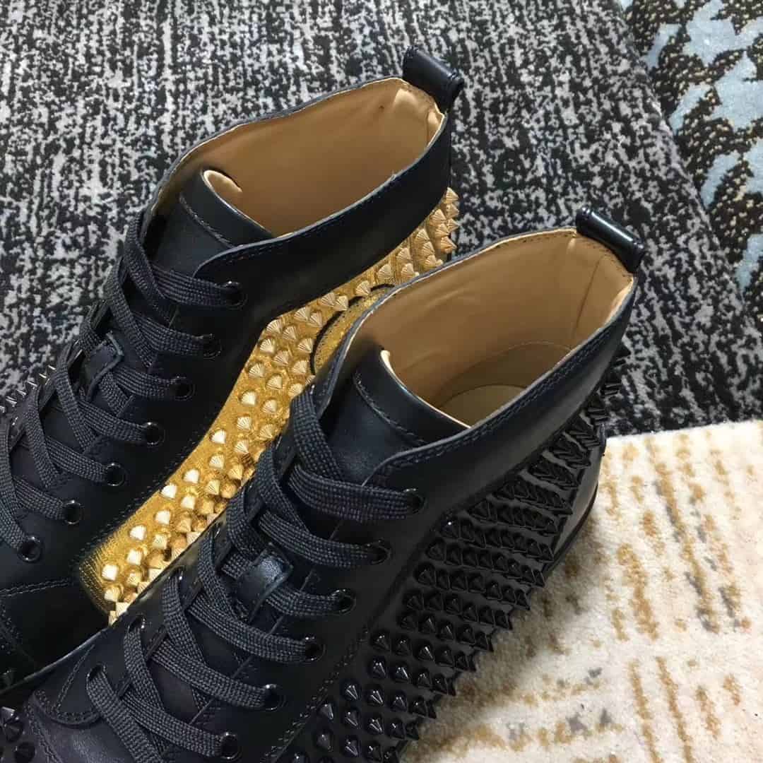 Ch**an louboutin high top sneaker - cl46