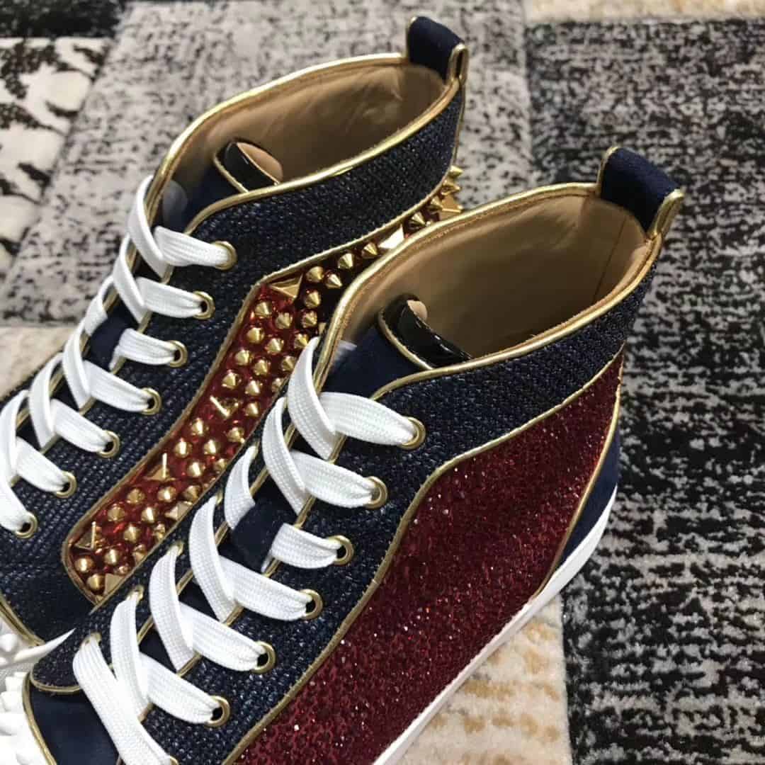Ch**an louboutin high top sneaker - cl34