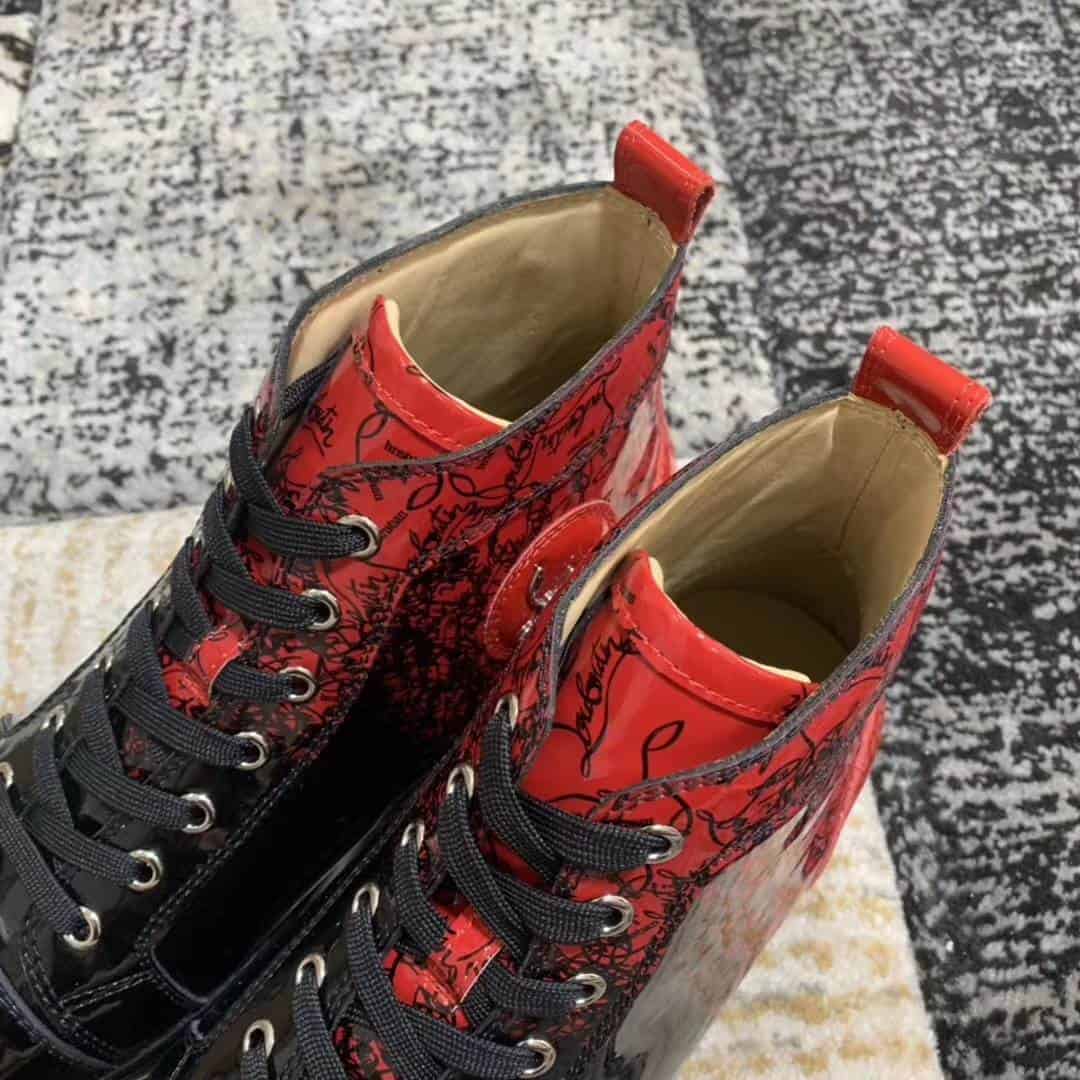 Ch**an louboutin high top sneaker - cl15