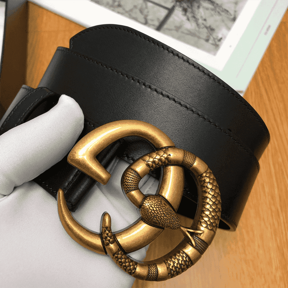 G*u*i double g snake buckle belt - b1