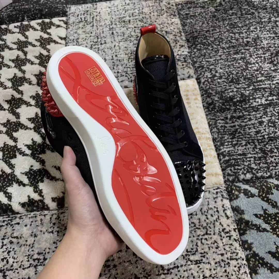 Ch**an louboutin high top sneaker - cl77
