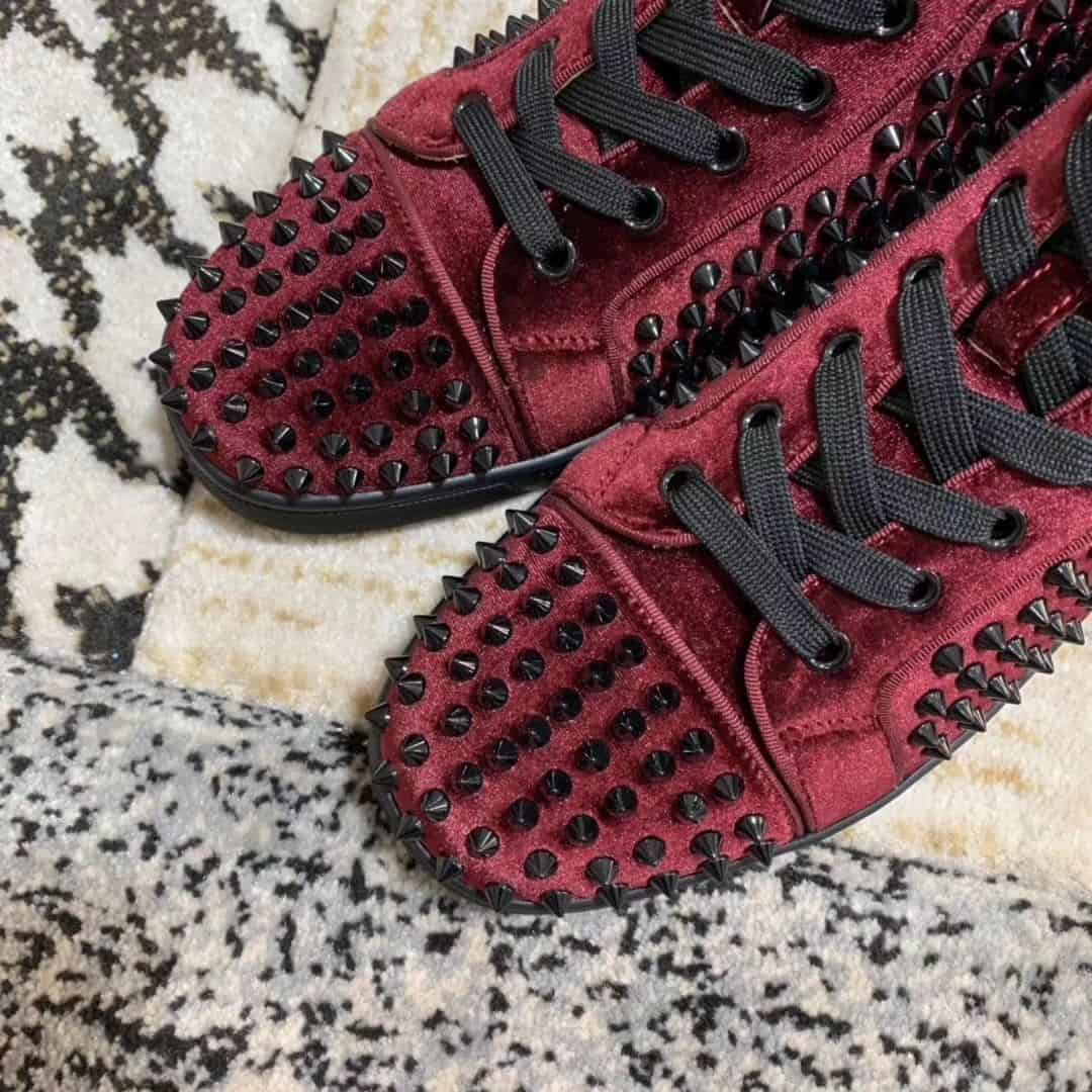 Ch**an louboutin high top sneaker