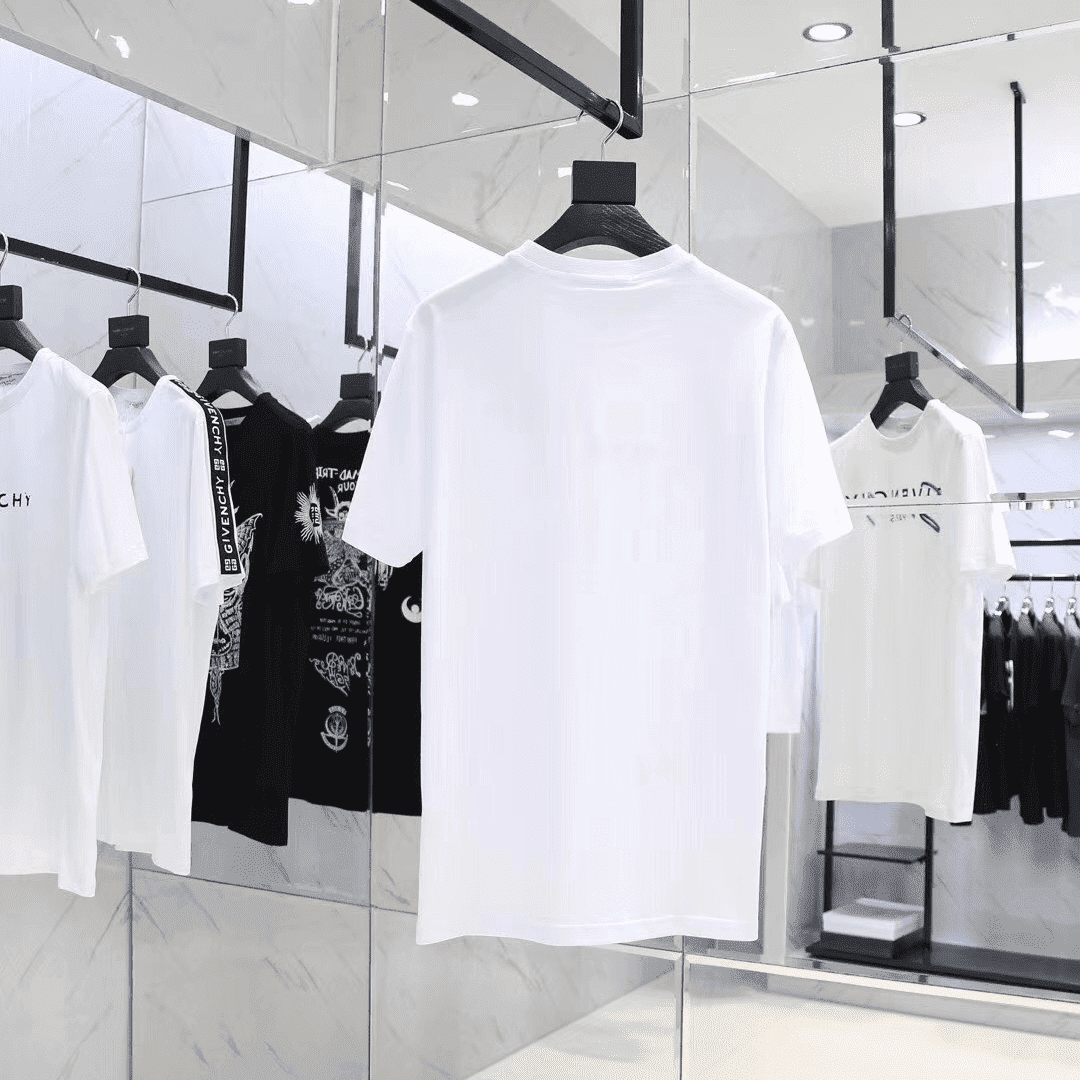 GIVENCHY RAINBOW SIGNATURE COTTON T-SHIRT