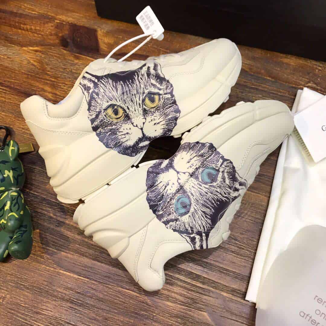 G*u*i rhyton sneaker with mystic cat