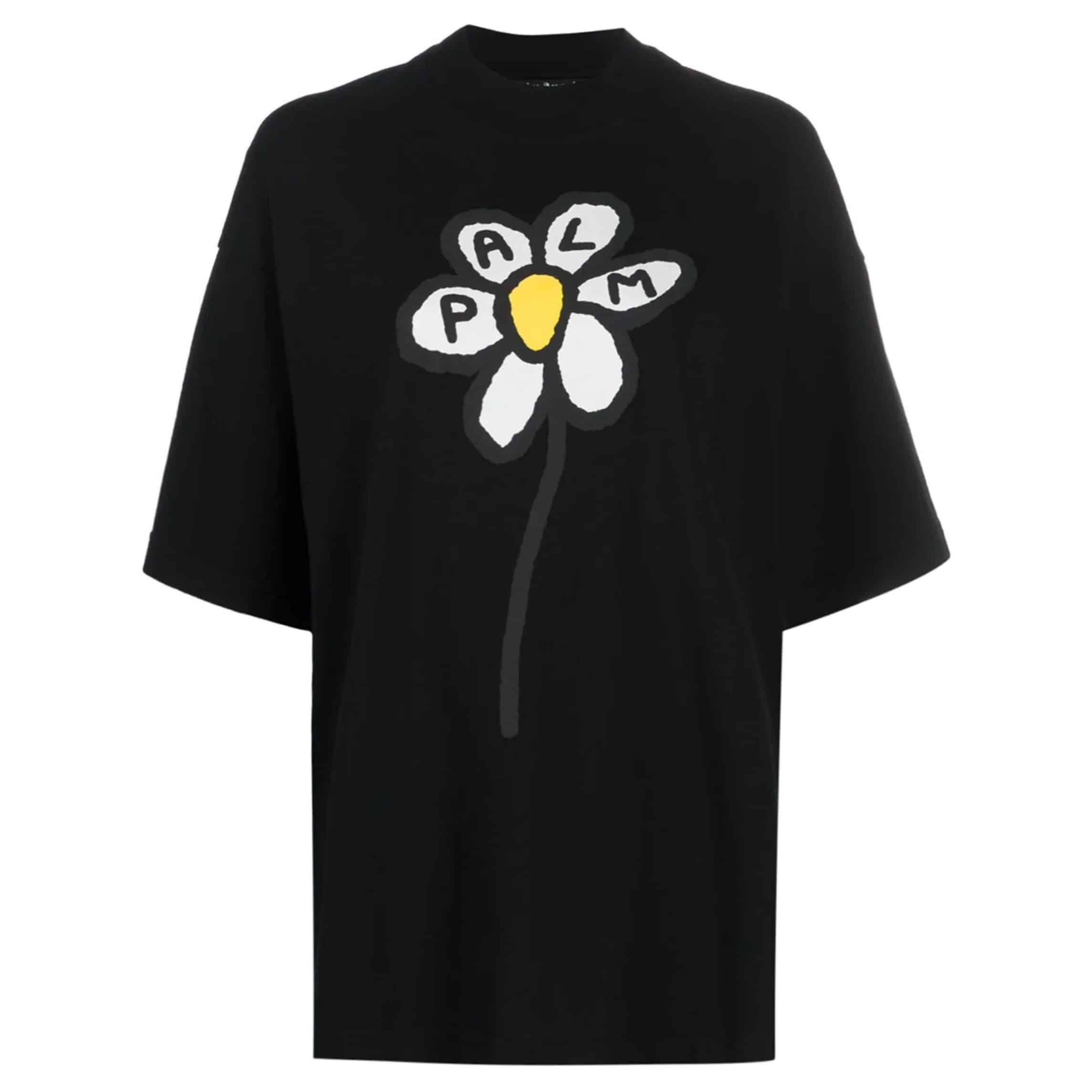 PALM ANGELS FLOWER PRINT TEE - PA18