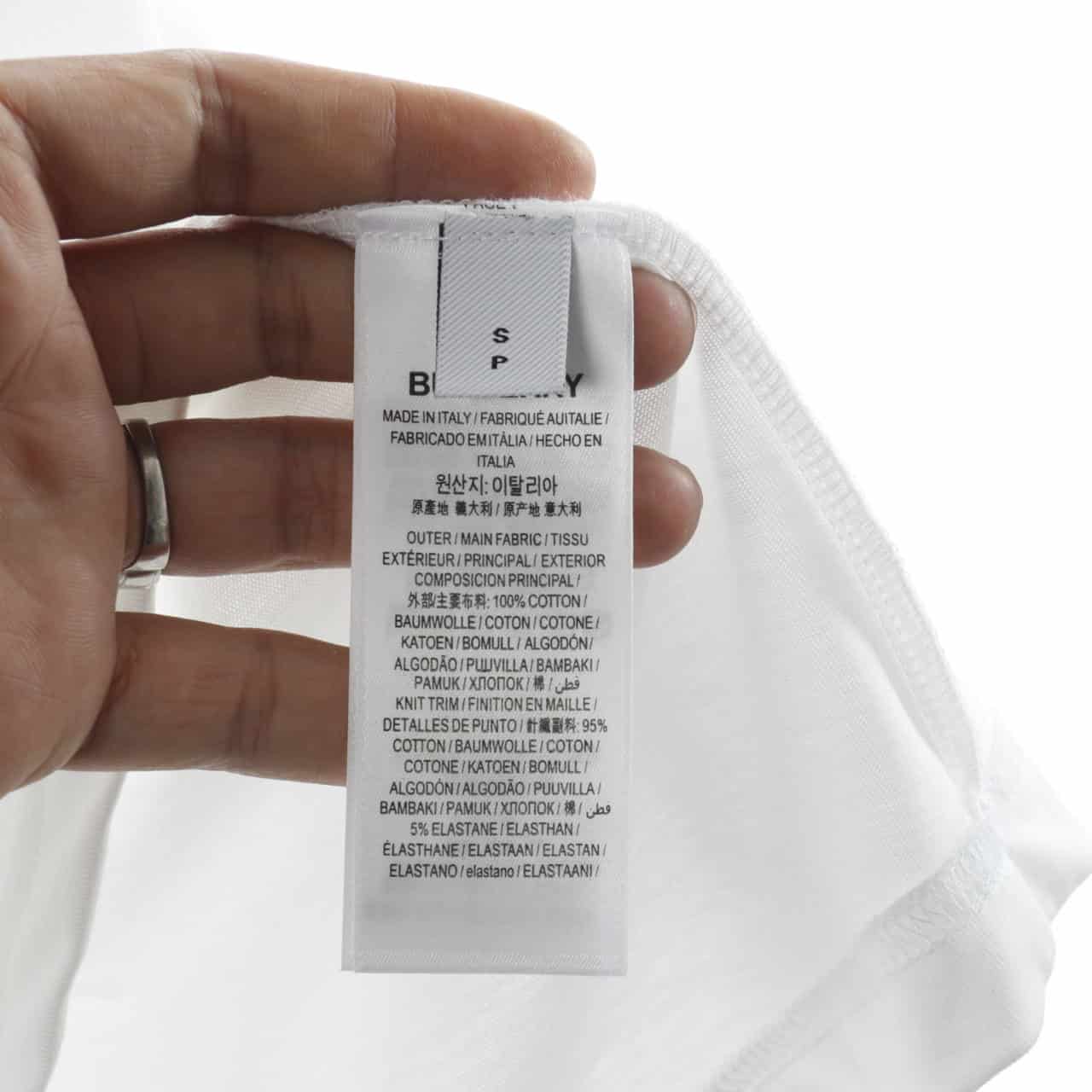 Ba*len*cia*ga angel print crew neck t shirt