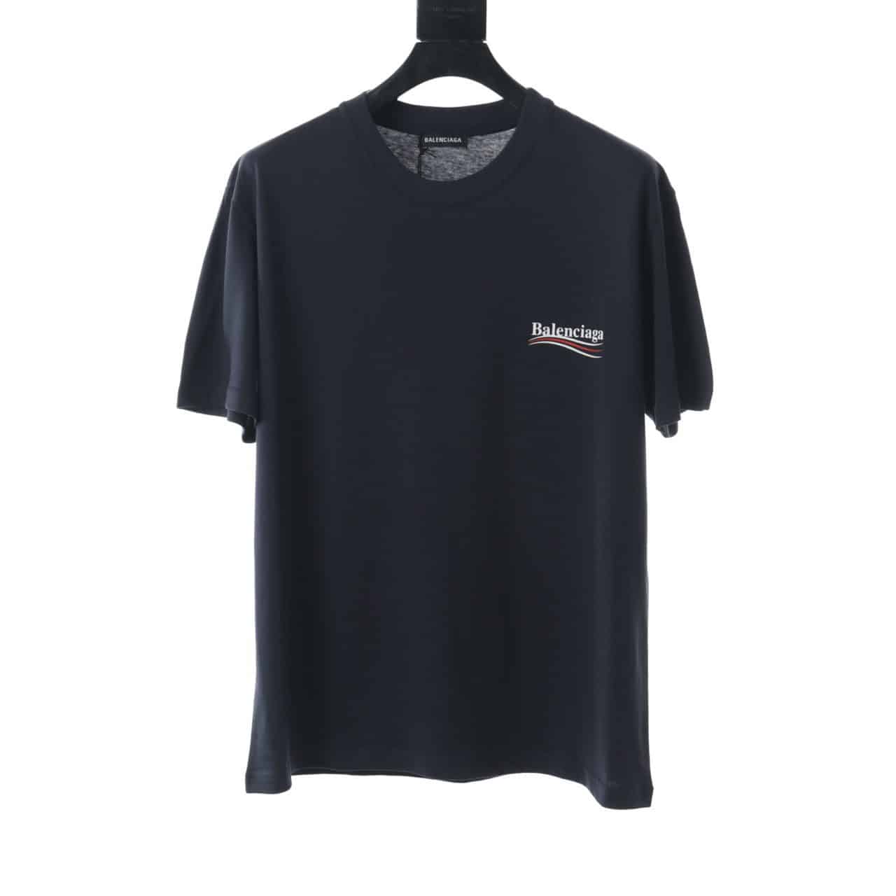 Ba*len*cia*ga classic navy coke short sleeve