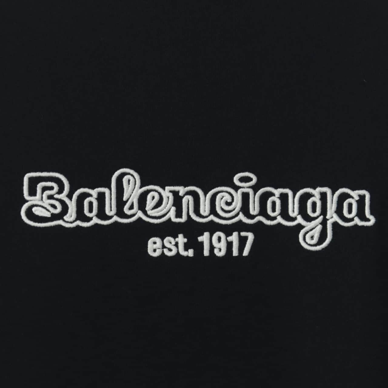 Ba*len*cia*ga chest logo short sleeve t shirt