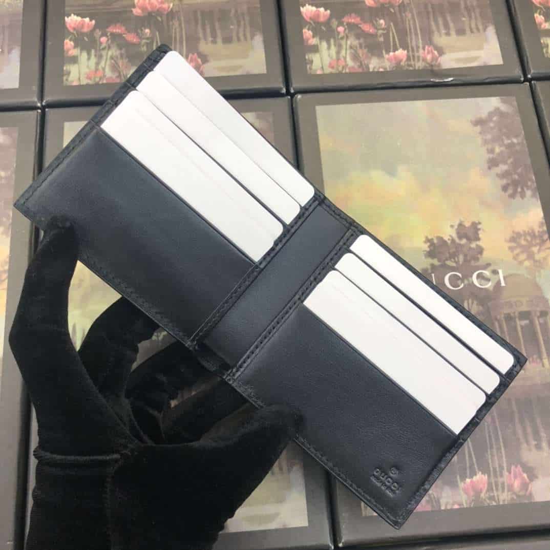 wallet with G*u*i blade embroidery