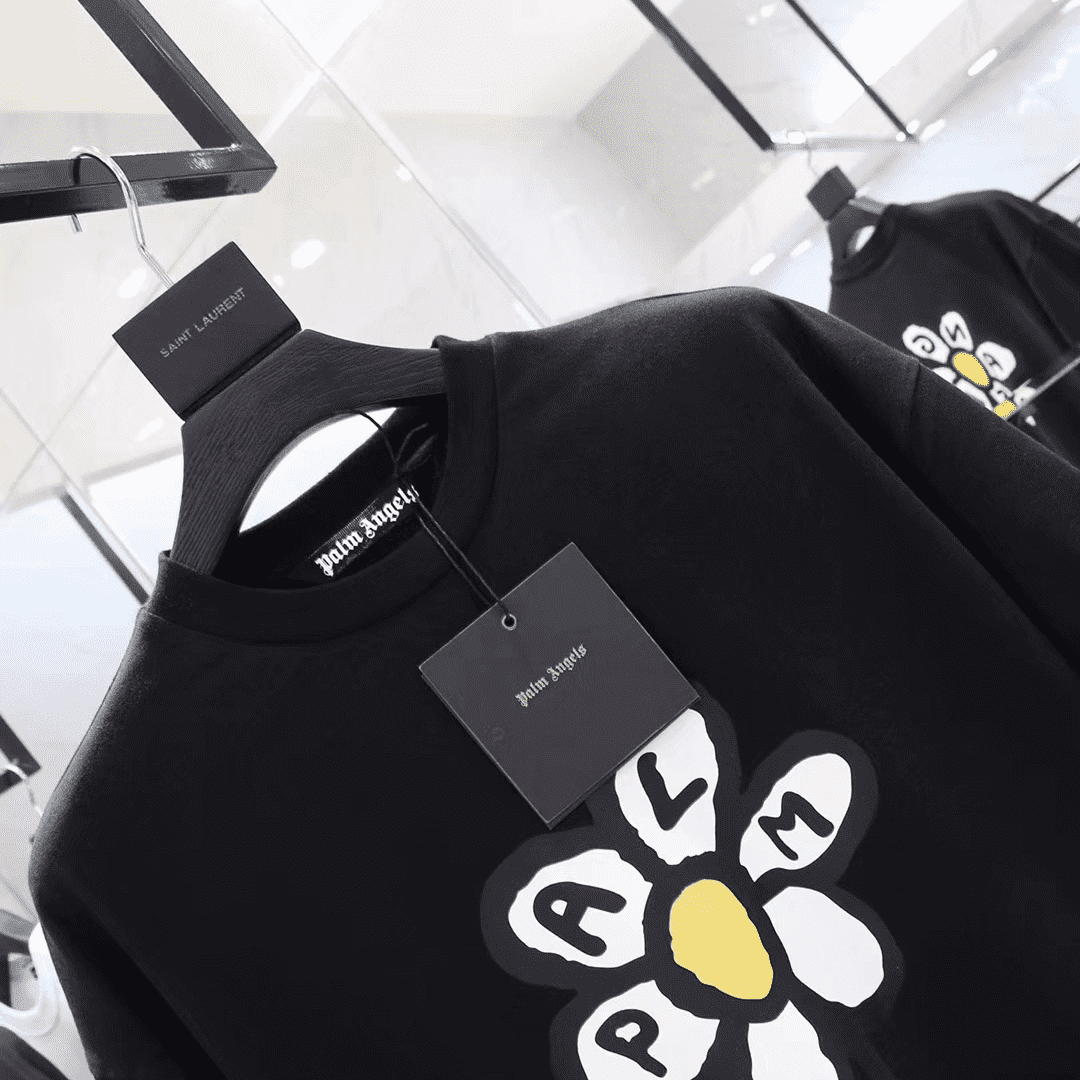 PALM ANGELS FLOWER PRINT TEE - PA18