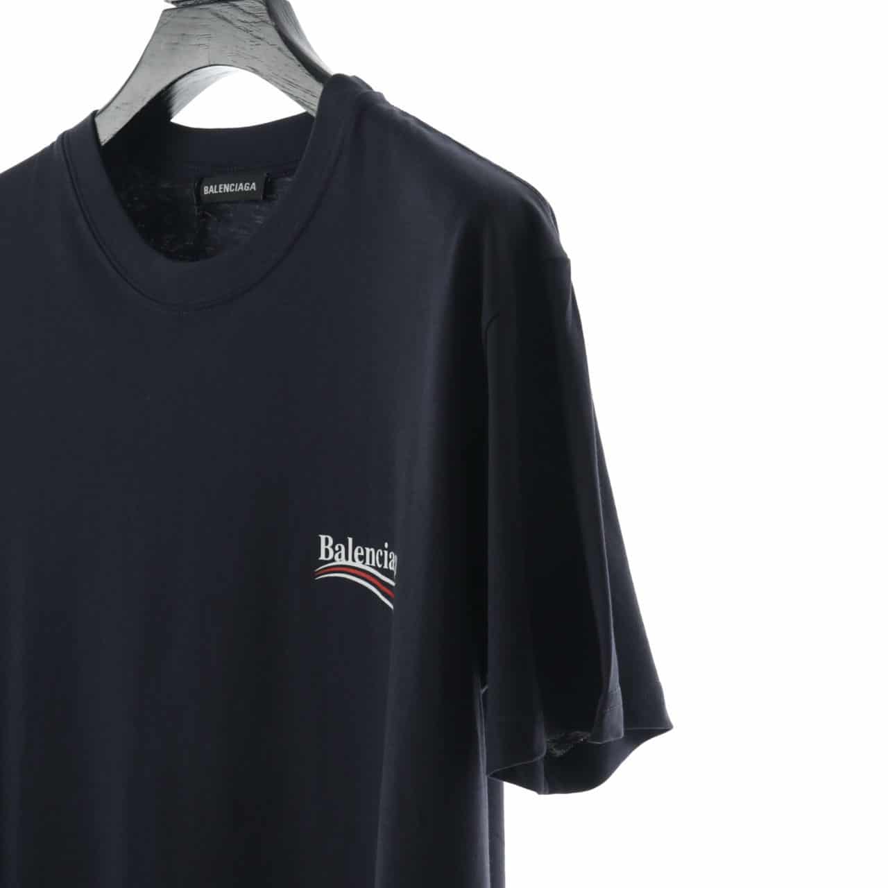 Ba*len*cia*ga classic navy coke short sleeve