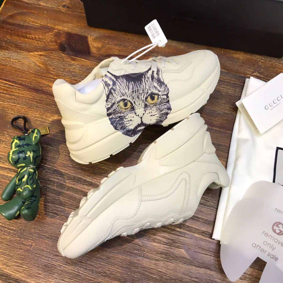 G*u*i rhyton sneaker with mystic cat