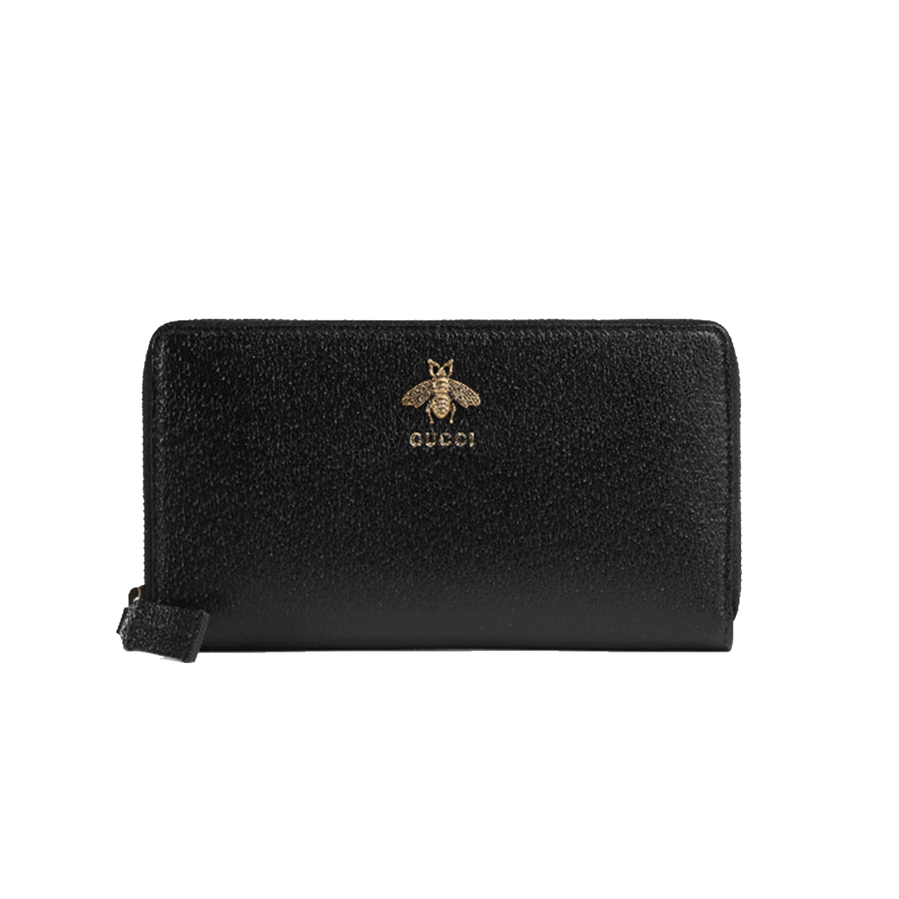 G*u*i animalier leather zip around wallet