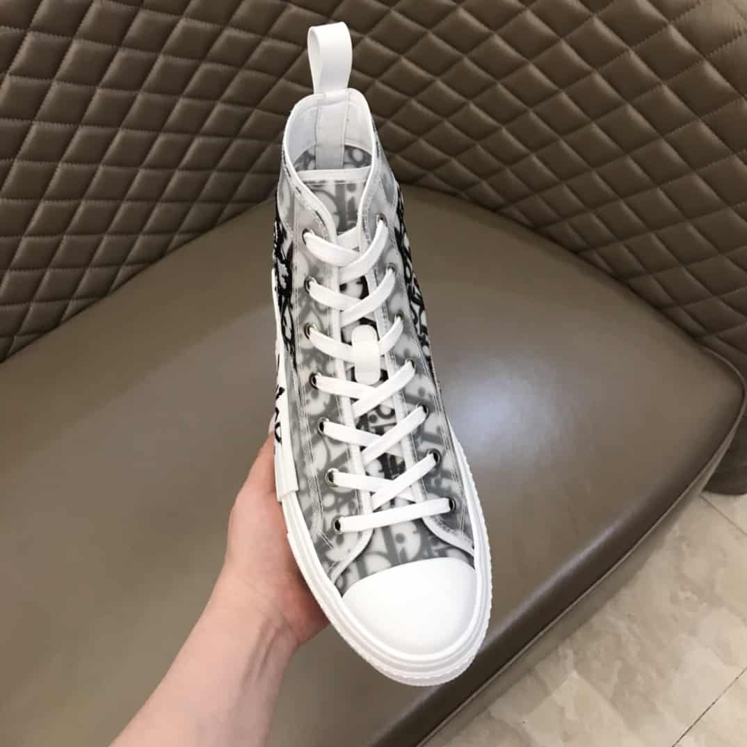 b23 high-top sneaker with D*or and shawn bee embroidery patch