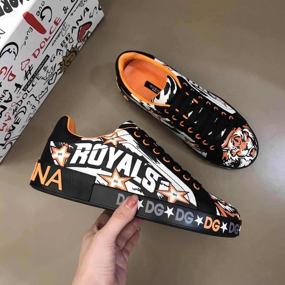 DOLCE & GABBANA PORTOFINO JUNGLE SPORT SNEAKERS - DG88