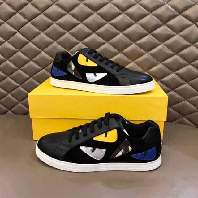 F**di monster eyes low-top trainers sneakers - fd05