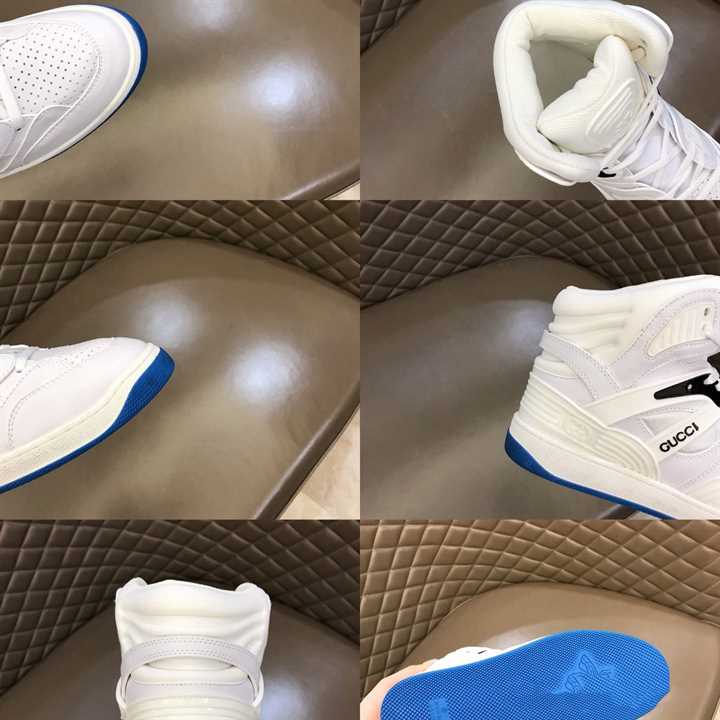 G*u*i basket sneakers white demetra - gc066