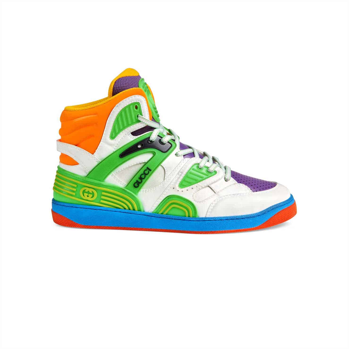 G*u*i basket sneakers white demetra - gc067