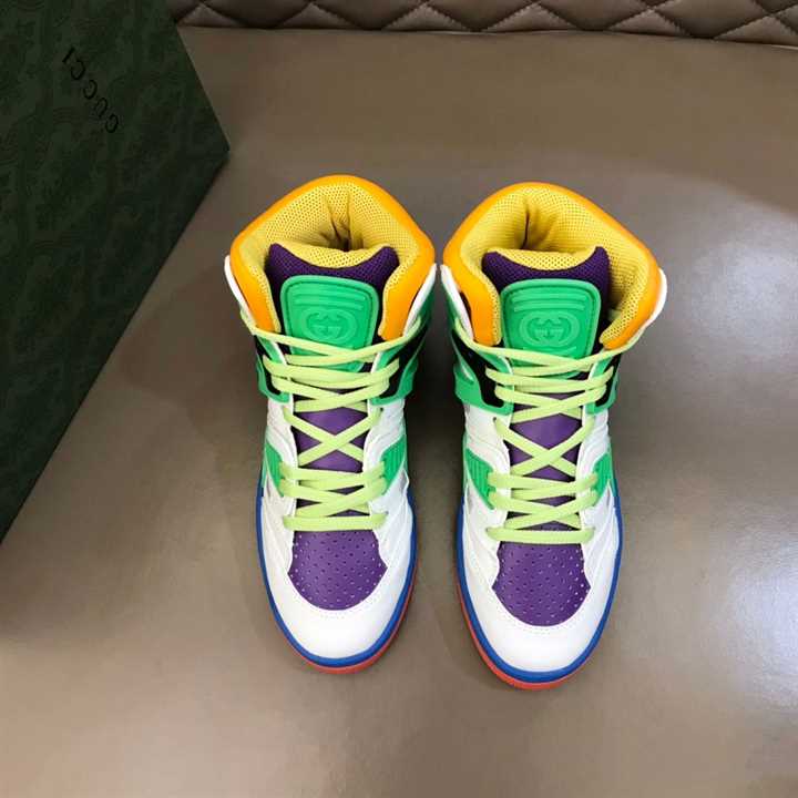 G*u*i basket sneakers white demetra - gc067