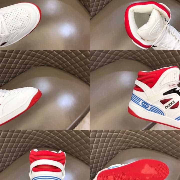 G*u*i basket sneakers white demetra - gc068